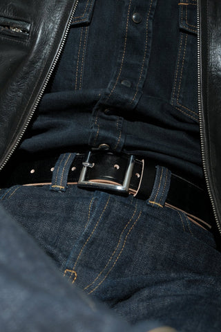 Garrison Tea - core Leather Belt - Brake House - 90cm(W25–26) - 12