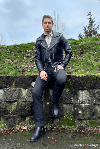 ‘Leather Togs’ Motorcycle Jacket, LA BREA - Brake House - Black - 23