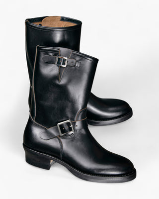Leather Engineer Boots 3450-Brake House-Black-2