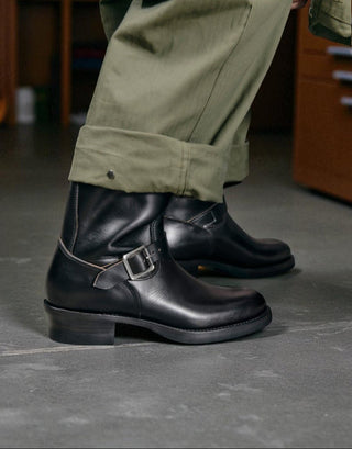 Leather Engineer Boots 3450 - Brake House - Black - 15