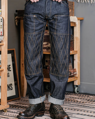 Lot. 2421 14oz Double Knee Selvedge Denim - Brake House - Indigo - 2