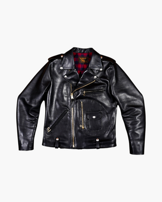 Italian cowhide J-24 riding jacket