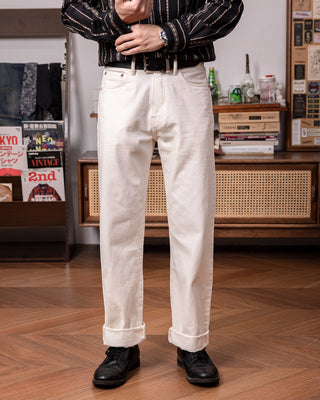 55501 14oz White Selvedge Denim