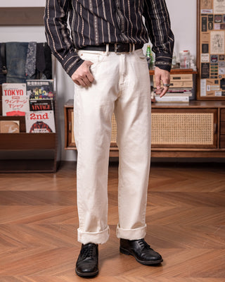 55501 14oz White Selvedge Denim
