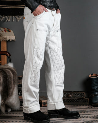 Lot. 2421 15oz Double Knee White Denim