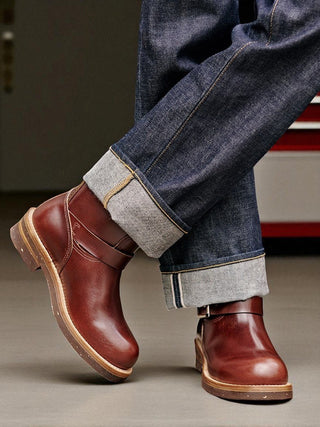 Leather Engineer Boots 2690 - Brake House - Dark Brown - 5