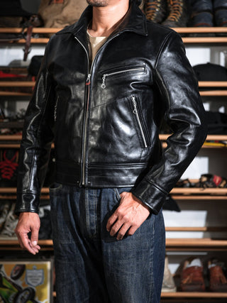 “Motorist” 1930s Leather Sports Jacket (Pre-order)-Brake House-S-8