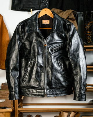 Tea core horsehide Mulholland jacket