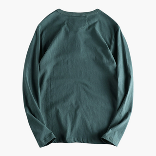 Air & Rainbow Henley Neck Long-Sleeve Shirt