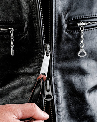 Tea core horsehide J-100 racing jacket