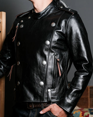 Tea core horsehide J-31 riding jacket