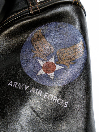 V. Hilts A2 Flight Leather Jacket - Brake House - Seal Brown - 6