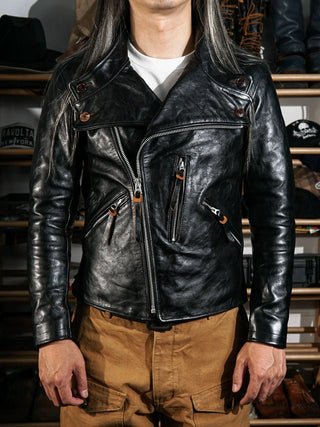 San Mateo Leather Jacket - Brake House - Black - 4