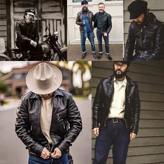 Italian cowhide Mulholland jacket