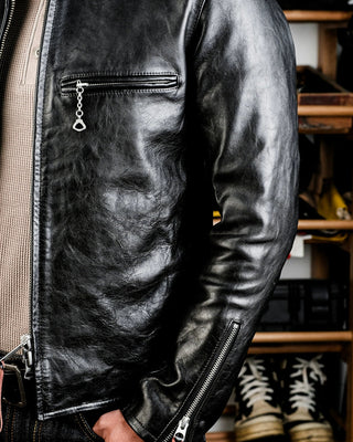 Tea core horsehide J-100 racing jacket