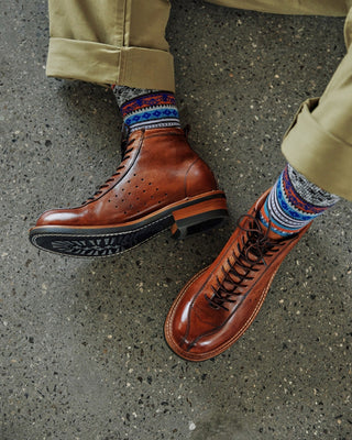 Vintage brown boots 8175