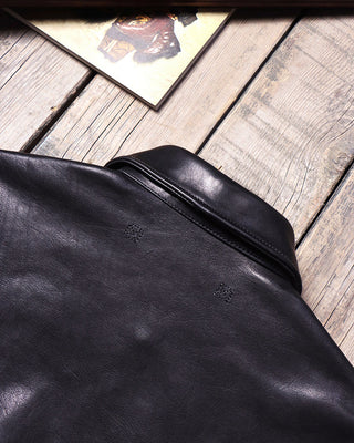 Vegetable-tanned cowhide A-2 jacket V. Hilts