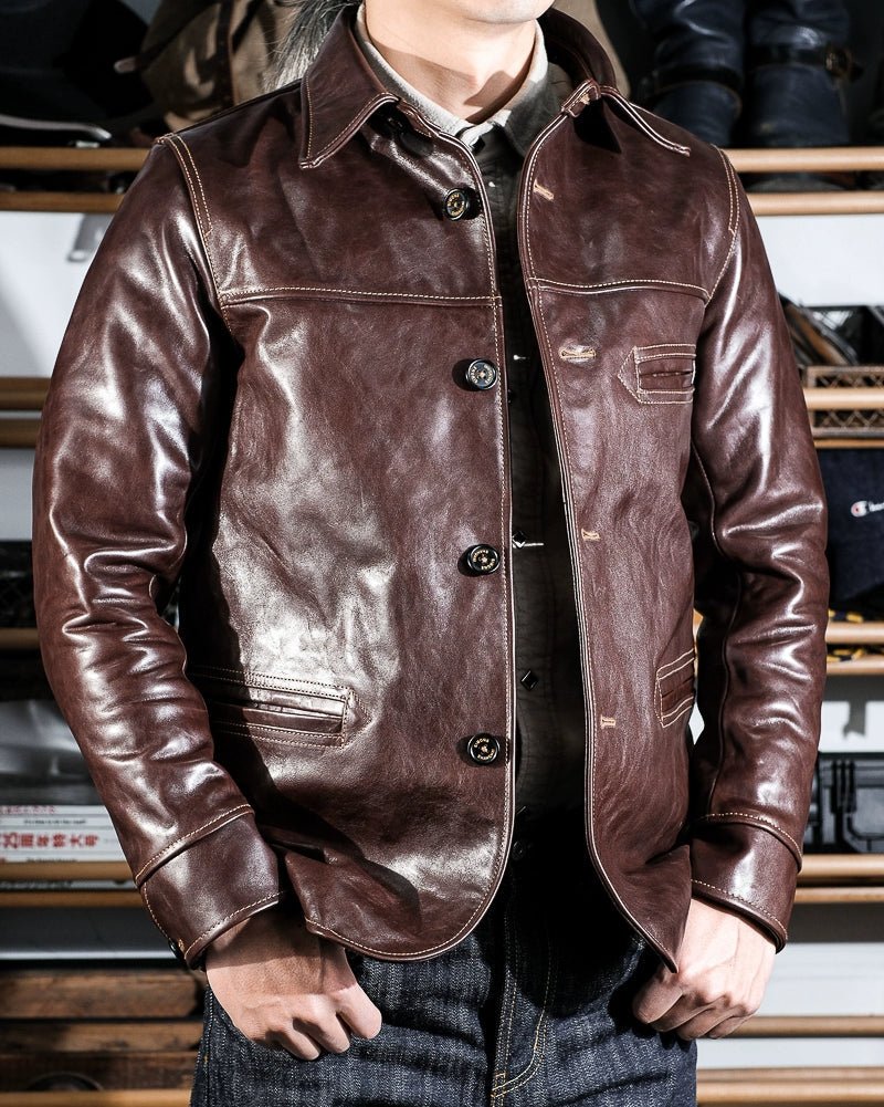 Brakeman Leather Car Coat | Brake House - Men's Leather Jacket Brakeman Leather Car Coat | Brake House - Men's Leather Jacket
