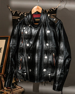 Tea core horsehide J-31 riding jacket