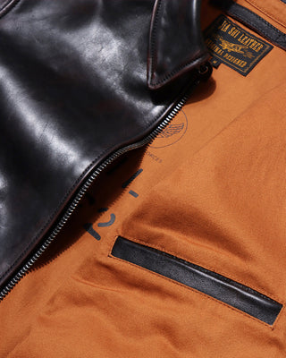 Tea core horsehide A-2 jacket V. Hilts