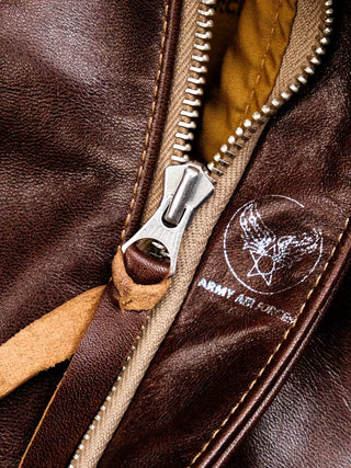 A2 Seal Brown Leather Jacket