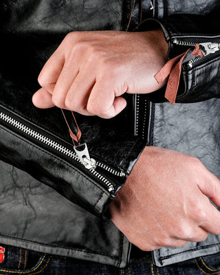 Tea core horsehide J-100 racing jacket