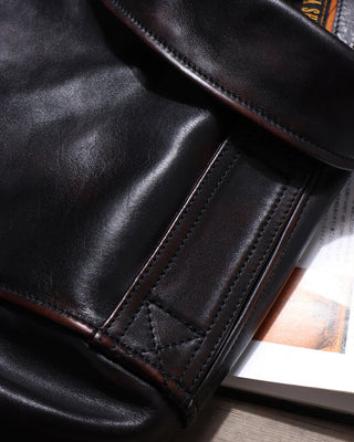 Tea core horsehide A-2 jacket V. Hilts
