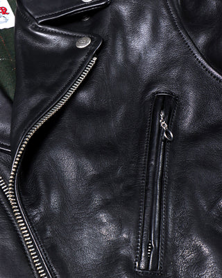 One-star vagetable tanned cowhide riding jacket