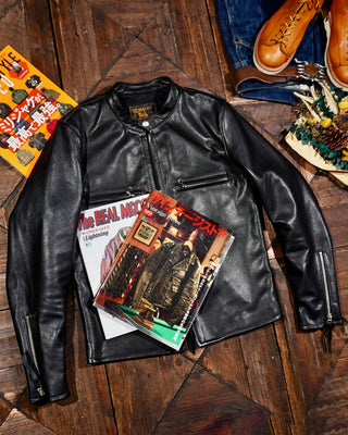 Italian cowhide J-100 racing jacket