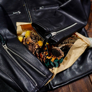 Italian cowhide J-100 racing jacket