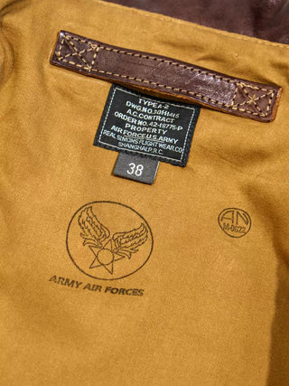 A2 Seal Brown Leather Jacket