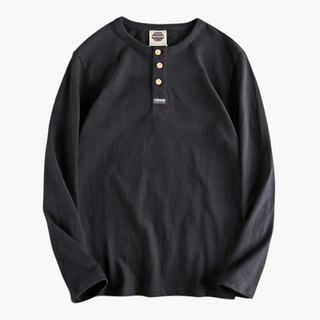 Air & Rainbow Henley Neck Long-Sleeve Shirt