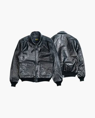 A2 Black Leather Jacket