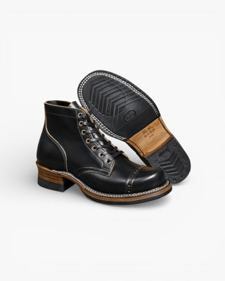 Bump Cap Toe Service Boots 8301 - Brake House - Black tea - core - VIBRAM sole - 11