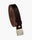 Brown silver buckle
