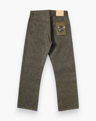 701 13.3oz Khaki Green Selvedge Denim - Snakepit Collection