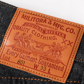 Lot. 801 1946 14.5oz Raw Selvedge Denim - Brake House - Indigo - 22