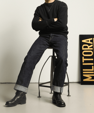 Great Victory 1940s 14oz Raw Selvedge Denim - Brake House - Indigo - 13