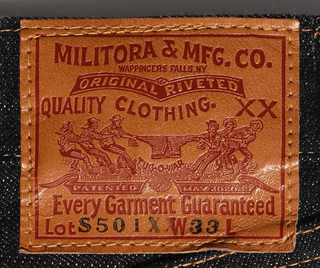 Mobilization 1940s 14.5oz Raw Selvedge Denim - Brake House - Indigo - 20