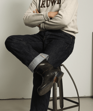 Great Victory 1940s 14oz Raw Selvedge Denim - Brake House - Indigo - 17