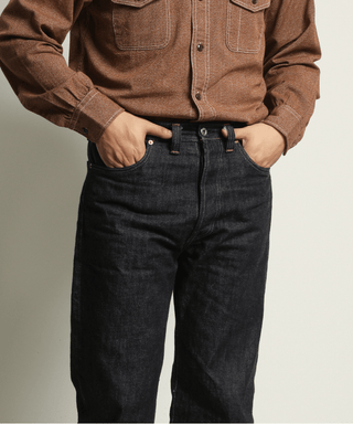 Great Victory 1940s 14oz Raw Selvedge Denim - Brake House - Indigo - 9