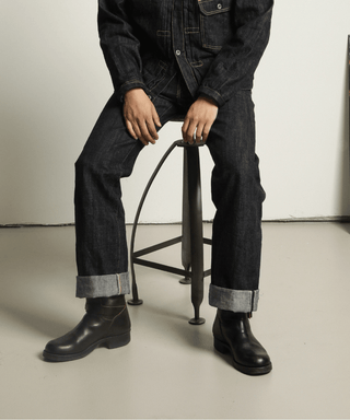 Mobilization 1940s 14.5oz Raw Selvedge Denim - Brake House - Indigo - 9