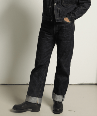 Great Victory 1940s 14oz Raw Selvedge Denim - Brake House - Indigo - 14