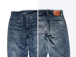Lot. 801 1946 14.5oz Raw Selvedge Denim - Brake House - Indigo - 12