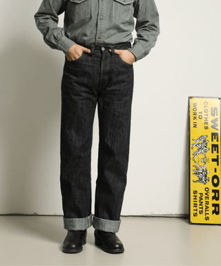 Mackinnon Edition 1940s 14.5oz Raw Selvedge Denim - Brake House - Indigo - 13