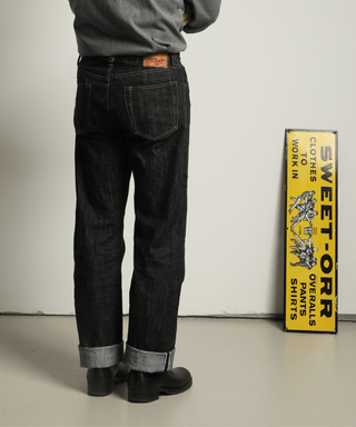 Mackinnon Edition 1940s 14.5oz Raw Selvedge Denim - Brake House - Indigo - 14