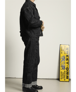 Mobilization 1940s 14.5oz Raw Selvedge Denim - Brake House - Indigo - 13