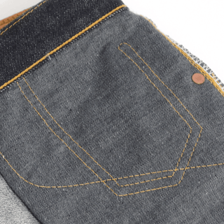 Great Victory 1940s 14oz Raw Selvedge Denim - Brake House - Indigo - 19