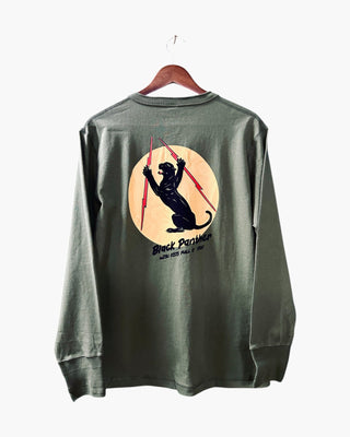 WWII USAC long sleeve henley shirt - Brake House - khaki - 2