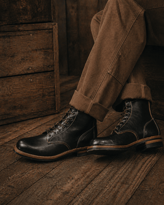 Bump plain toe service boots US1001 - 3 - VIBRAM® outsole - Brake House - Vibram Q405 - 15